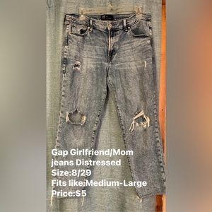 Gap Girlfriend/Mom jeans